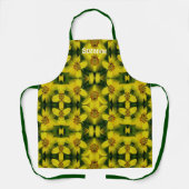 Tablier Tournesol Abstrait personnalisé (Recto)