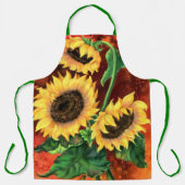 Tablier tournesol - Peinture (Recto)