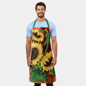 Tablier tournesol - Peinture (Porté)
