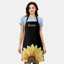 Tournesol personnalisé en noir