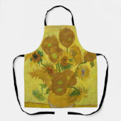 Tablier Tournesols de Van Gogh Peinture Art (Recto)