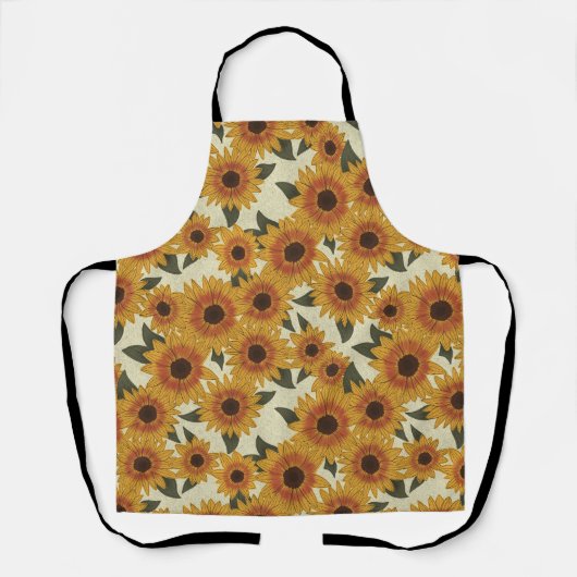 Tablier Tournesols d'été (Recto)