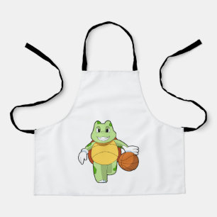 Tablier Tourtle as basketball player with basketball.PNG
