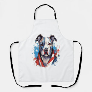 Tablier TOUS LES AMÉRICAINS Amateurs de CHIENS pit bull