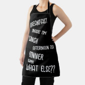 Tablier Tous les repas Petit déjeuner Déjeuner Dîner Noir (Insitu)