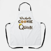 Tablier Tout cookie de nom Queen (Recto)