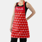 Tablier Tout-En-Dessus Red Hearts (Insitu)