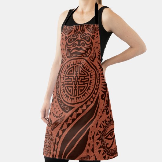 Tablier Tout-En-Plan De Conception Tribale (Insitu)