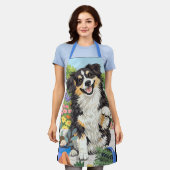 Tablier tout-imprimé DOBRO Australian Shepherd (Porté)