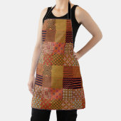 Tablier tout imprimé motif patchwork-1 (Insitu)