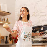 Tablier Tout Le Latte D'Amour Apron<br><div class="desc">GIve un bout d'amour avec ce tablier amusant! Parfait pour la Saint Valentin !</div>
