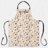 Tablier Tout mon motif de courtepointe patchwork café n°8 (Recto)