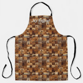 Tablier Tout mon Motif Quilt Patchwork Café No4 (Recto)