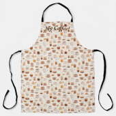 Tablier Tout mon Motif Quilt Patchwork Café No5 (Recto)
