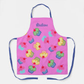 Tablier Tout sur imprimer de délicieux petits gâteaux, sur (Recto)