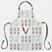 Tablier Tout sur l'impression Apron Mahjong (Recto)