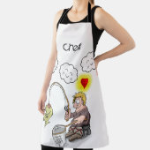 Tablier Tout sur l'impression Apron Pêcheur Pêche (Insitu)