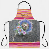 Tablier Tout sur l'impression Bande d'apperon Opossum Flor (Recto)