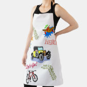 Tablier Tout sur l'impression Héros de l'avion de voiture  (Insitu)