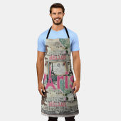Tablier Tout sur l'impression Paris, France (Porté)