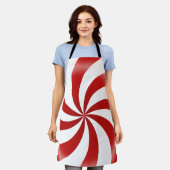 Tablier Tout sur Pepperment Candy (Porté)