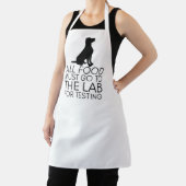 Tablier "Toute La Nourriture Doit Aller Au Laboratoire" Gr (Insitu)