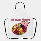 Tablier Toutes ces saveurs (Recto)