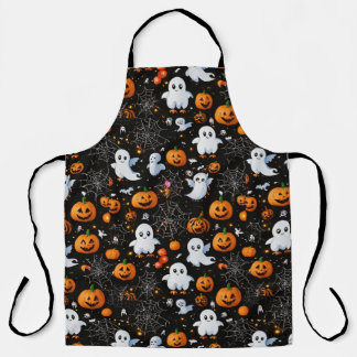 Tablier Toutes les serviettes Hallowee Citrouille Partie O