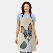 Tablier Toy Fox Terrier Peinture - Cute Original Chien Art (Porté)