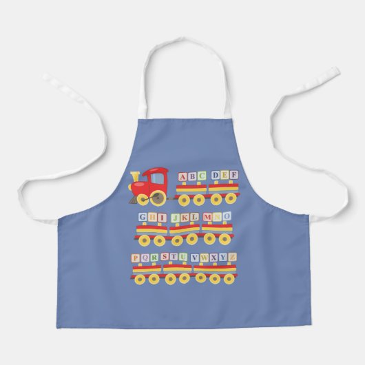 Tablier Toy Train Carrying Alphabet Blocks (Recto)