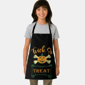 Tablier Tracer ou traiter les os croisés citrouille Hallow (Insitu)