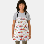 Tablier Tracteur Avec Animaux De Ferme (Insitu)