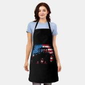Tablier Tractor USA Drapeau design pour Patriotic Farmer (Porté)