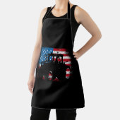 Tablier Tractor USA Drapeau design pour Patriotic Farmer (Insitu)