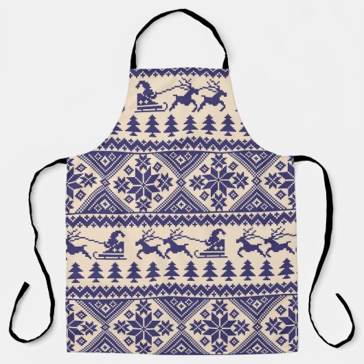 Tablier Tradition nordique : Conception Motif transparente (Recto)
