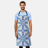 Tablier Traditional Portugal Lisbon azulejo ceramic tiles. (Porté)