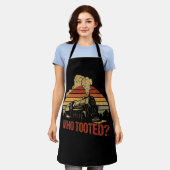 Tablier Train Cute Art Train Collecteur Railroad Lover Vin (Porté)