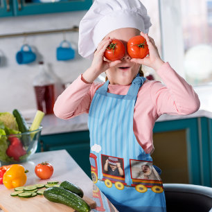 Tablier Train Jouet Toddler Boys Birthday Blue