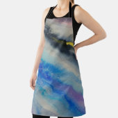 Tablier  trait de brosse, peinture couleur d'aquarelle Abs (Insitu)