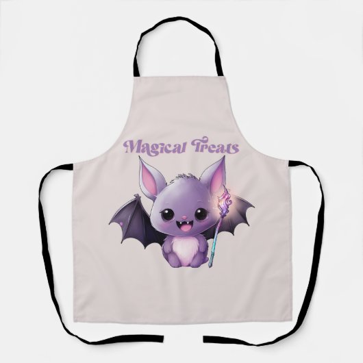 Tablier Traitements magiques avec Bats mignons (Recto)