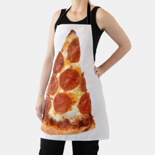 Tablier Tranche de pizza pepperoni classique de SlipperyJo