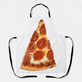 Tablier Tranche de pizza pepperoni classique de SlipperyJo (Recto)