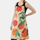 Tablier Tranches de pamplemousse, motif moderne sans soudu (Insitu)