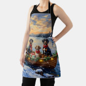 Tablier Treeing Walker Coonhound Christmas Boat Holiday (Insitu)