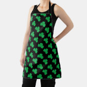 Tablier Trèfle irlandais St. Patrick's Day vert vibrant no (Insitu)