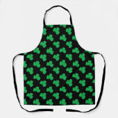 Tablier Trèfle irlandais St. Patrick's Day vert vibrant no (Recto)