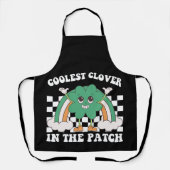 Tablier Trèfle le plus cool du patch Saint-Patrick (Recto)