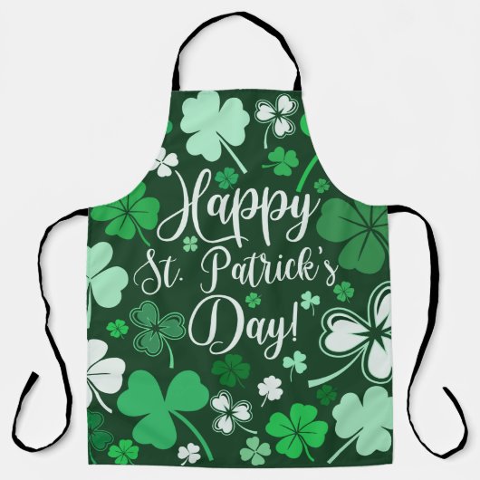 Tablier Trèfle St. Patrick's Day (Recto)