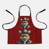 Tablier Trendy Fox Character (Recto)