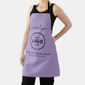 Tablier  Trendy Modern Salon Logo Apron (Insitu)
